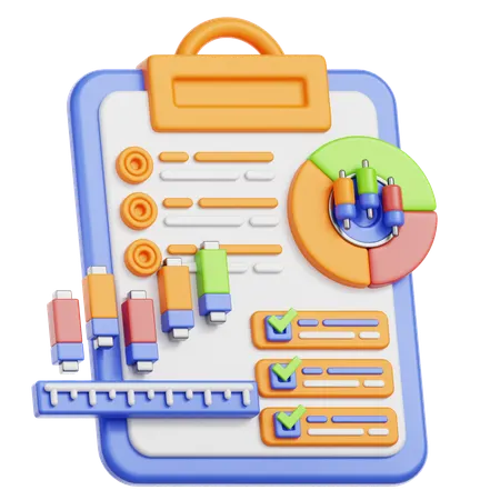 Data Analytics  3D Icon