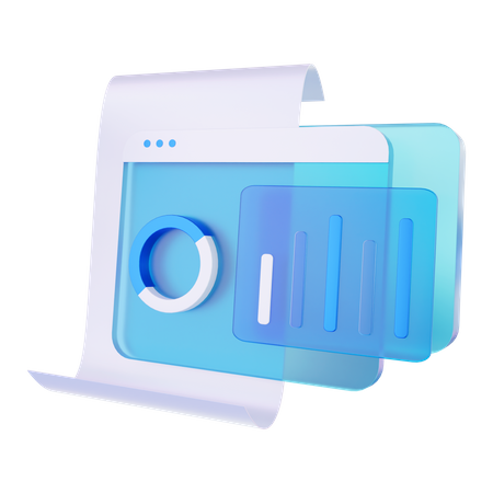 Data analytics  3D Icon