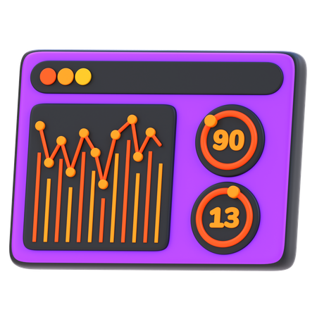Data Analytics  3D Icon
