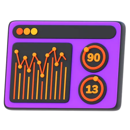 Data Analytics  3D Icon
