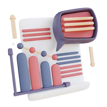 Data Analytics  3D Icon