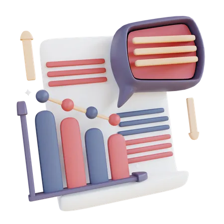 Data Analytics  3D Icon