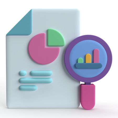 Data Analytics  3D Icon