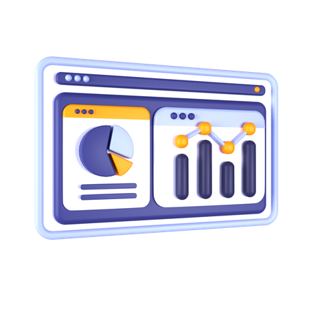 Data Analytics  3D Icon