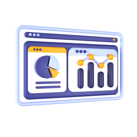 Data Analytics  3D Icon