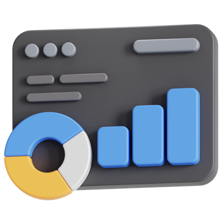 Data analytics  3D Icon