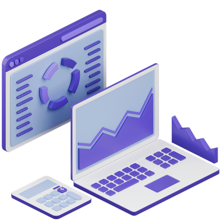 Data Analytics  3D Icon