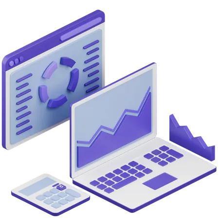 Data Analytics  3D Icon