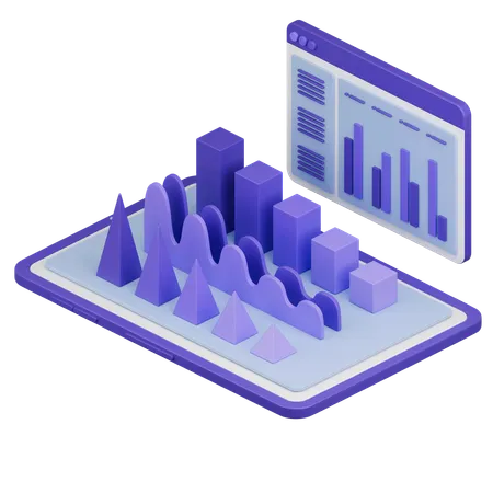 Data Analytics  3D Icon