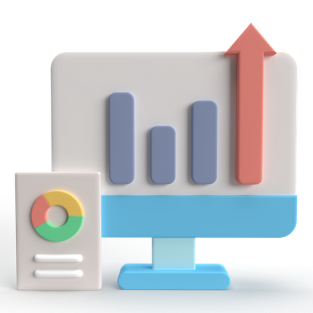 Data Analytics  3D Icon