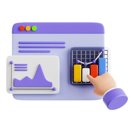 Data Analytics  3D Icon