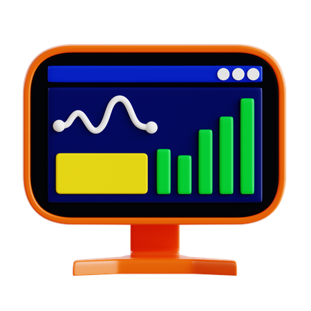 Data Analytics  3D Icon