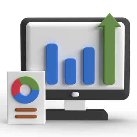 Data Analytics  3D Icon