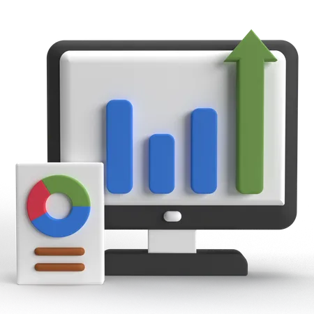 Data Analytics  3D Icon