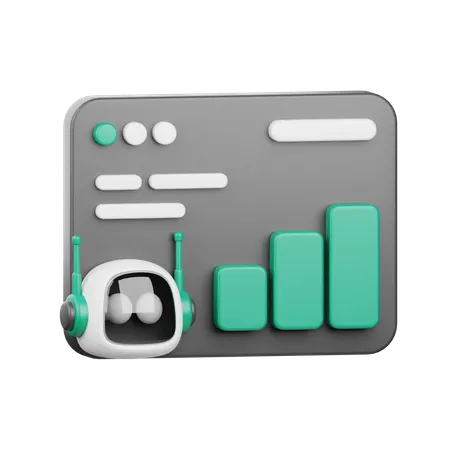 Data Analytics  3D Icon