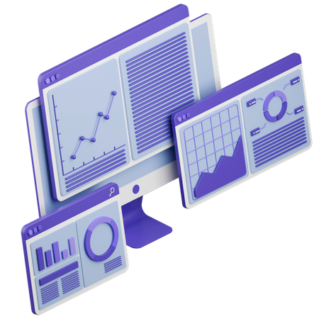 Data Analytics  3D Icon