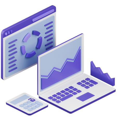 Data Analytics  3D Icon
