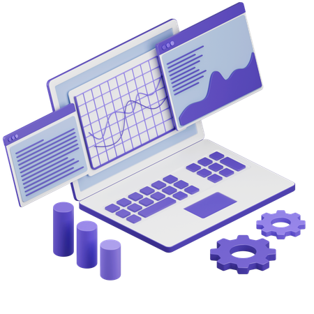 Data Analytics  3D Icon