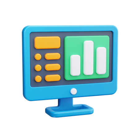 Data Analytics  3D Icon