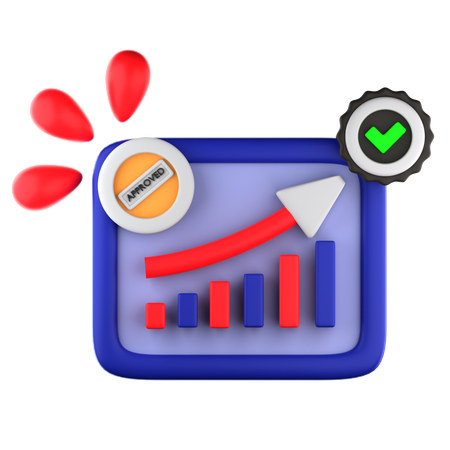 Data Analytics Dashboard  3D Icon