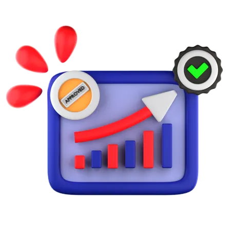 Data Analytics Dashboard  3D Icon