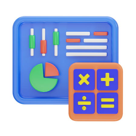 Data and Statistic  3D Icon