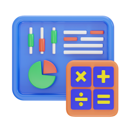 Data and Statistic  3D Icon