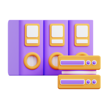 Data Archive  3D Icon