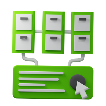 Data Archive  3D Icon