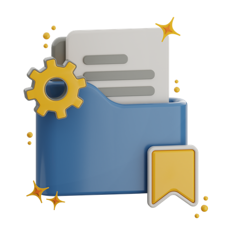 Data Archive  3D Icon