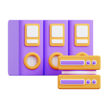 Data Archive 3D Icon