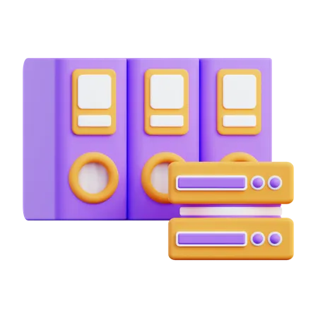 Data Archive 3D Icon