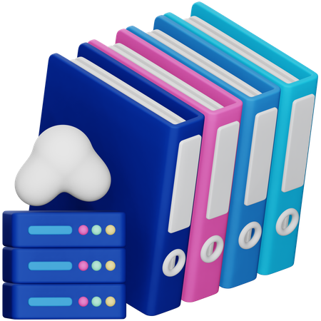 Data Archive  3D Icon