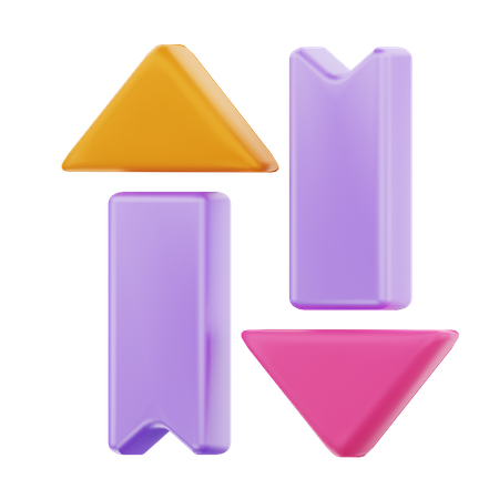 Data Arrow  3D Icon