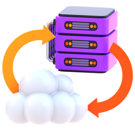 Data Backup  3D Icon