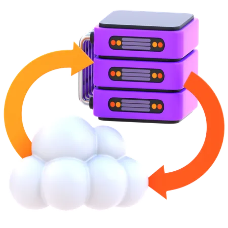 Data Backup  3D Icon
