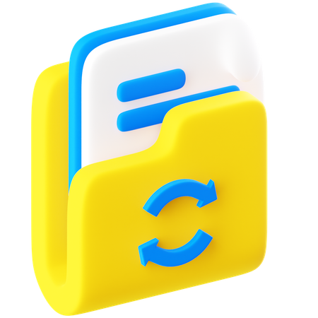 Data Backup  3D Icon