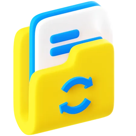 Data Backup  3D Icon