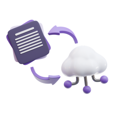 Data Backup  3D Icon