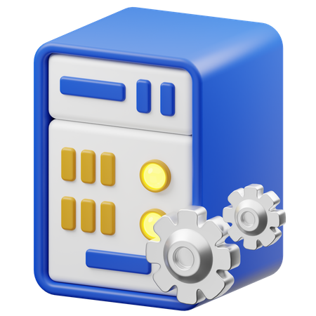 Data Base Management  3D Icon