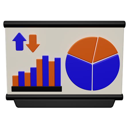 Data Board  3D Icon