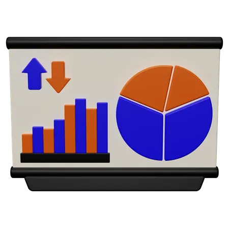 Data Board  3D Icon