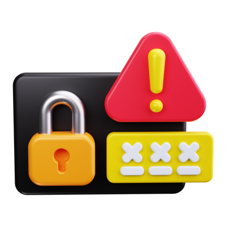 Data Breach  3D Icon