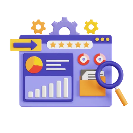 Data Business Concept  3D Icon