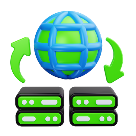 Data center  3D Icon