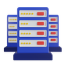 3d database room logo
