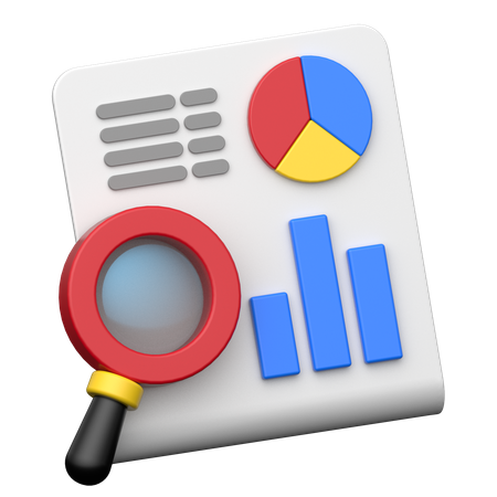 데이터 차트  3D Icon