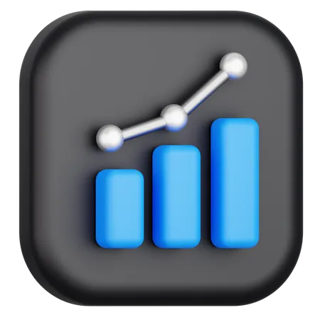 Data Chart  3D Illustration