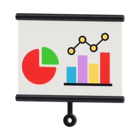 Data Chart  3D Icon