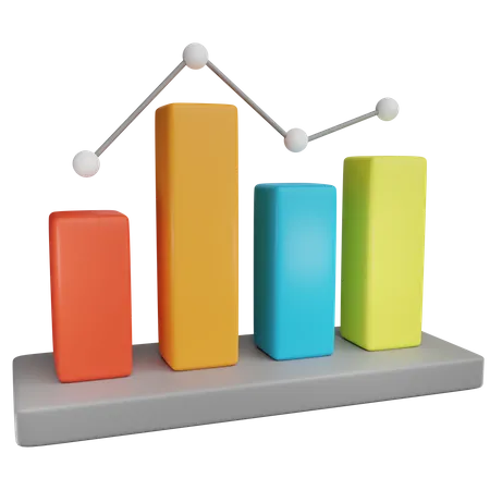 Data Chart Statistic Graph  3D Icon